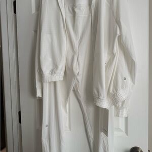 lululemon athletica White Jacket and Pants